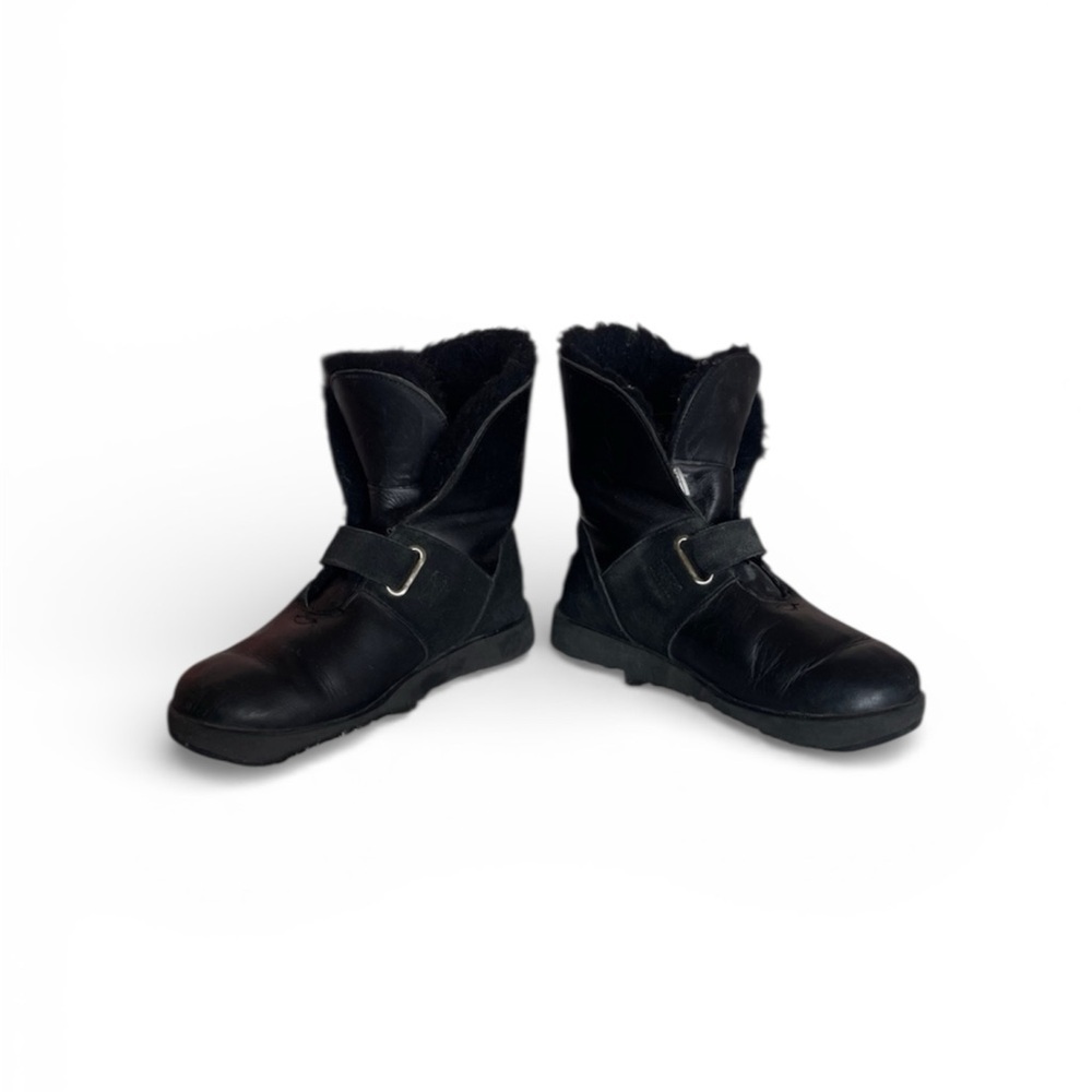 UGG Black Winter Boots with Buckle